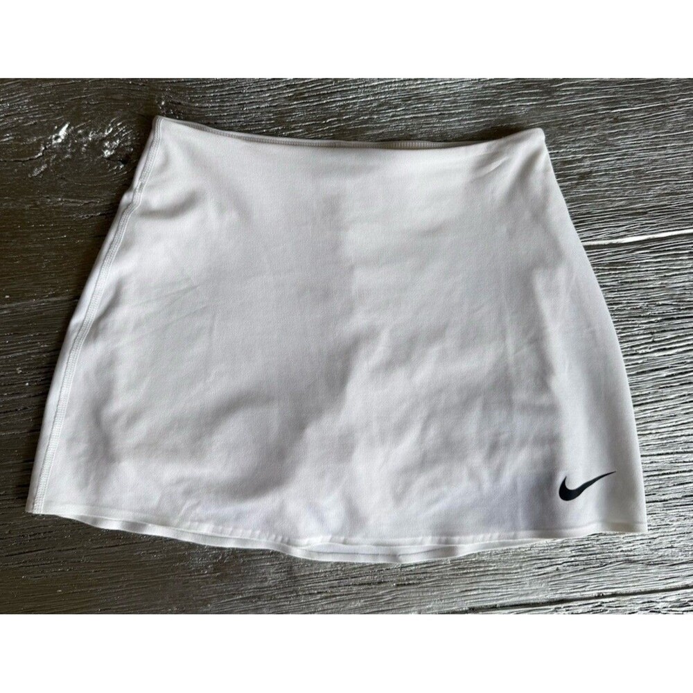 Nike Power Spin Tennis Pickleball Skirt Womens XS White Dri-FIT 840170-100 NWT